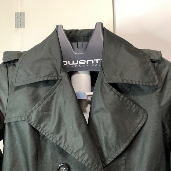 Dark Green Pea Coat - Picture 4 of 8